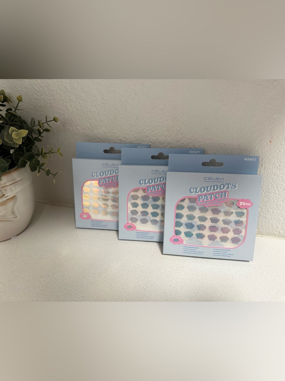 Celavi Cloud Patch Adhesive Pimple Patches - Pastel Cloud Design 3pk